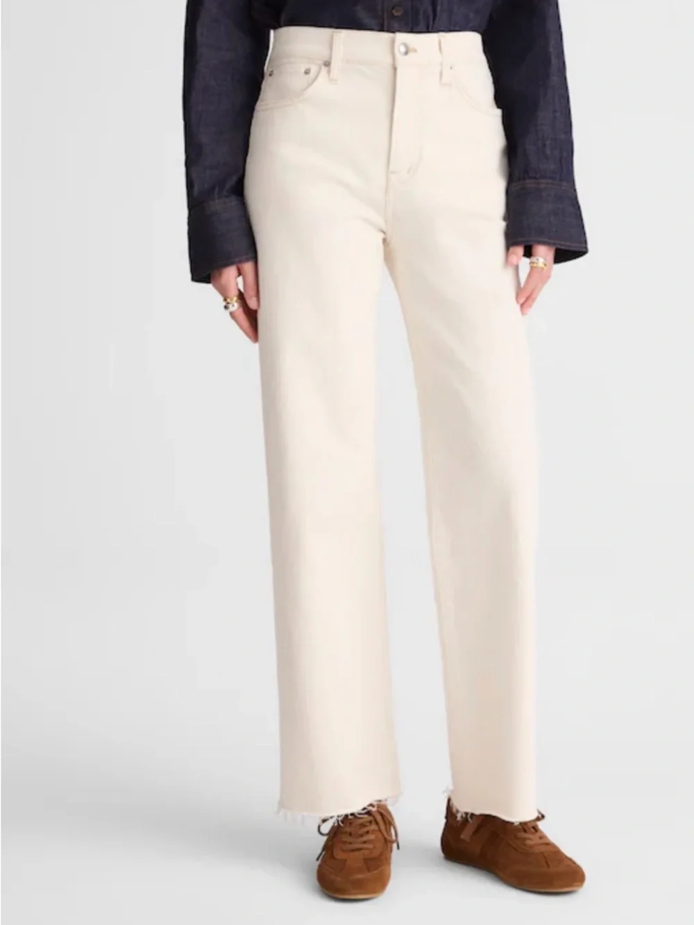 Madewell The Short Perfect Vintage Wide-Leg Crop Jean NWOT